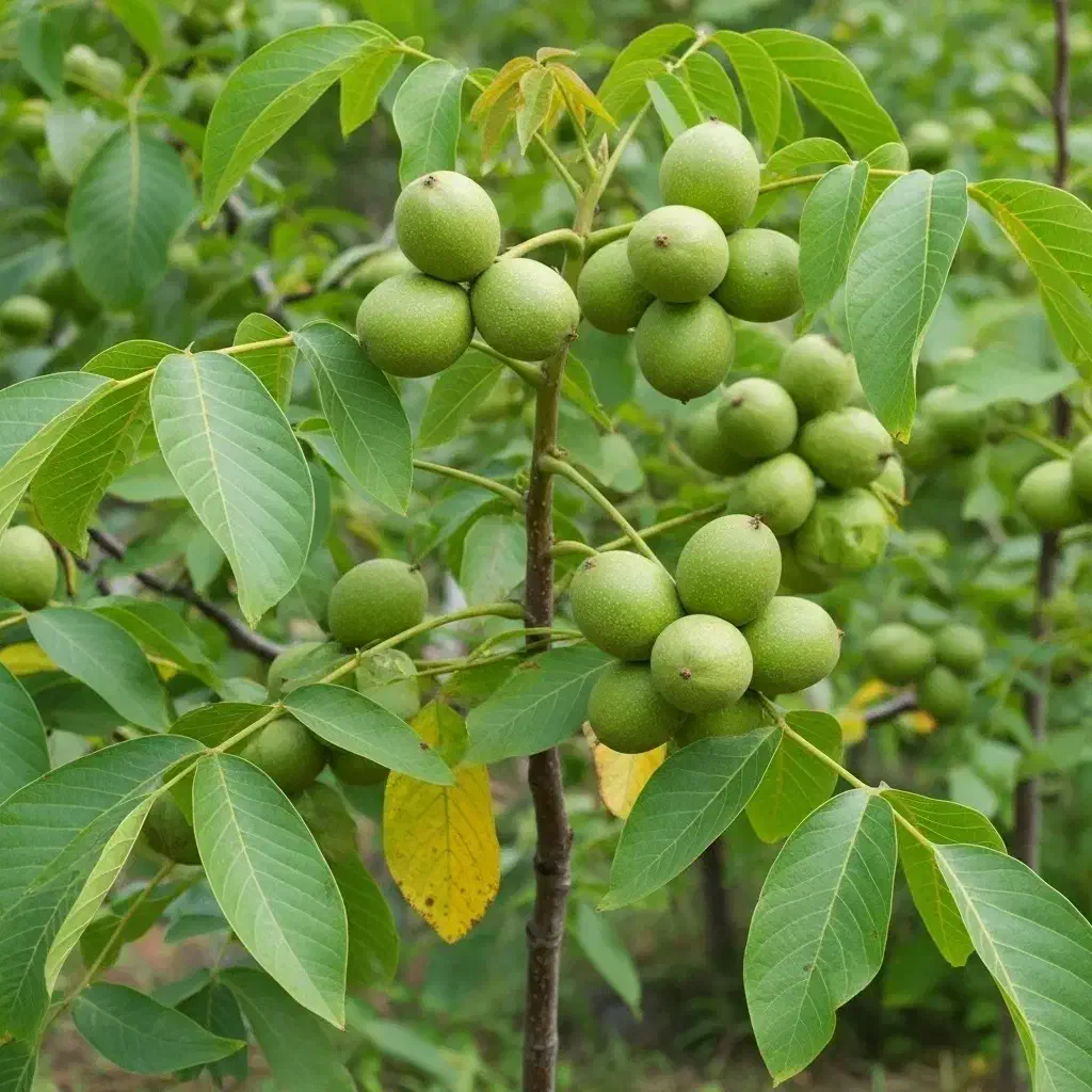 فروش نهال گردو تخم مرغی خوشه ای|گل و گیاه طبیعی|خلخال, |دیوار