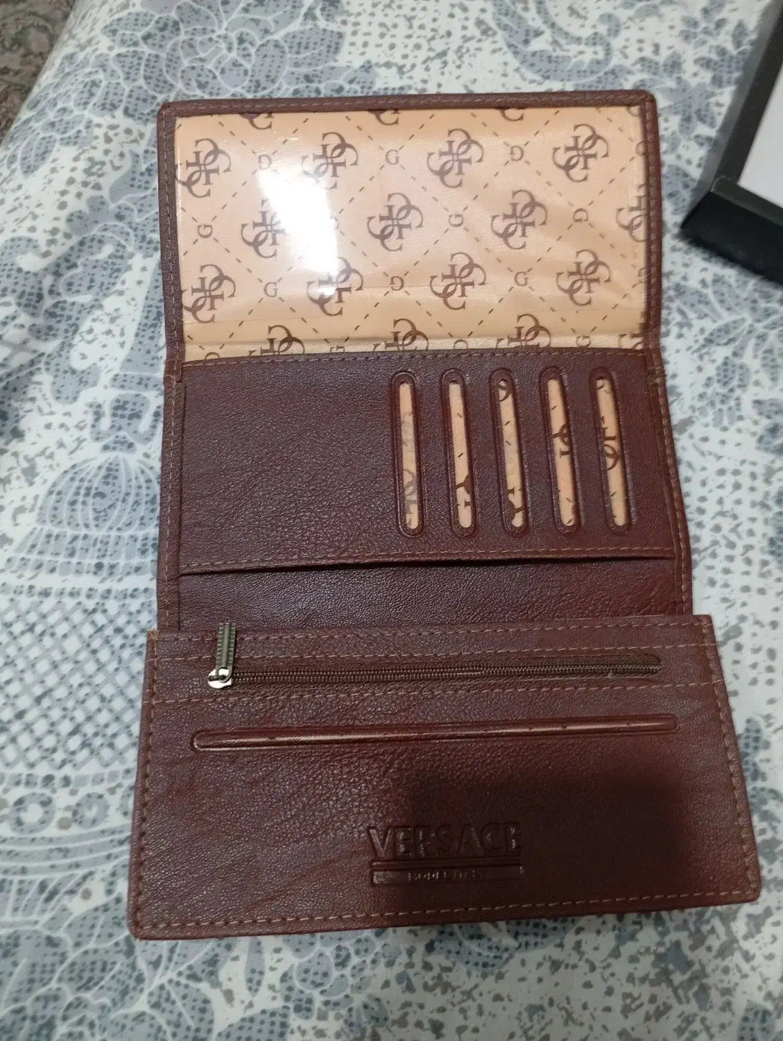 کیف پول چرمی مردانه ، نو همراه با جعبه|کیف، کفش، کمربند|رشت, فلسطین|دیوار