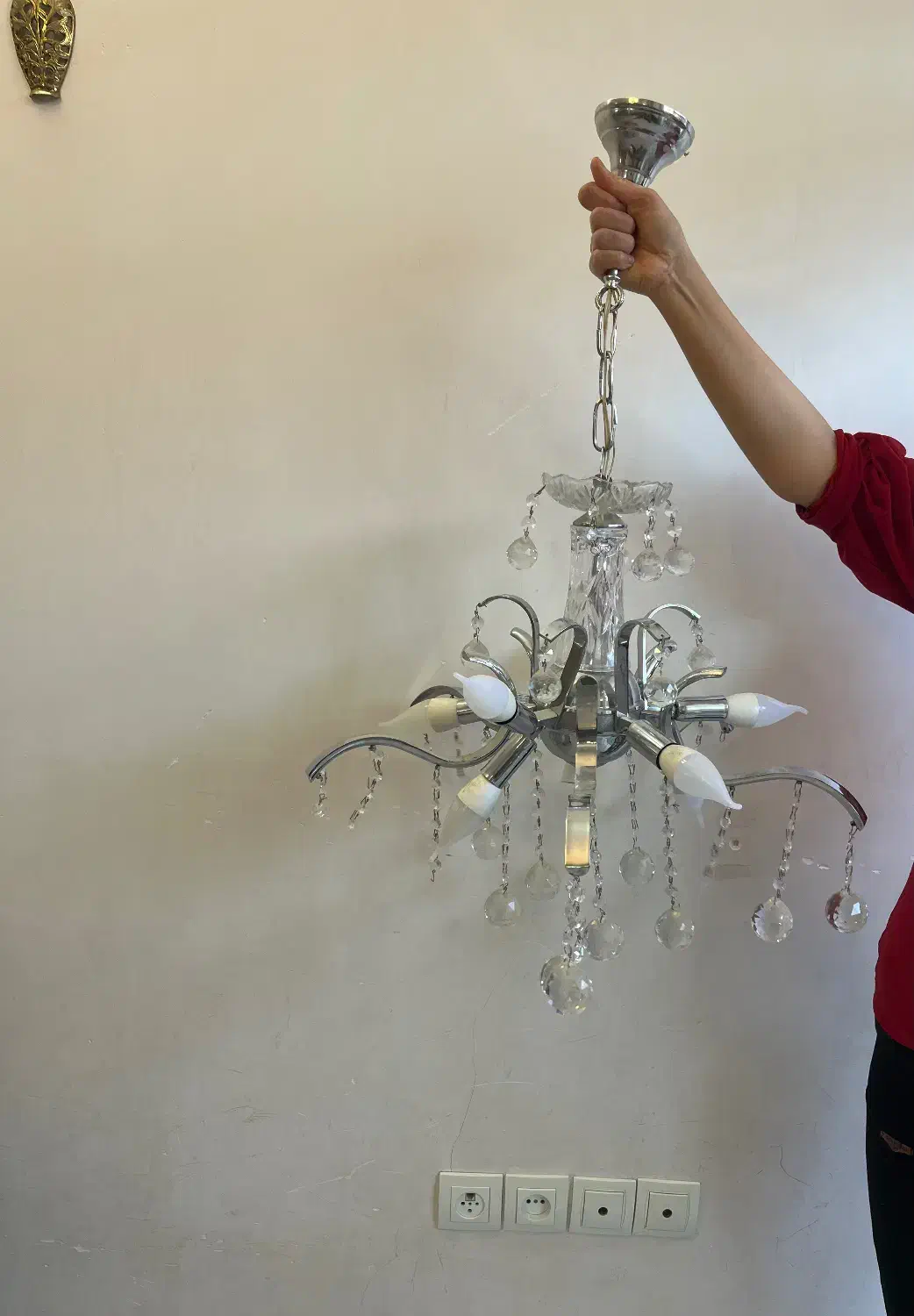 لوستر|لوستر و چراغ آویز|اراک, |دیوار