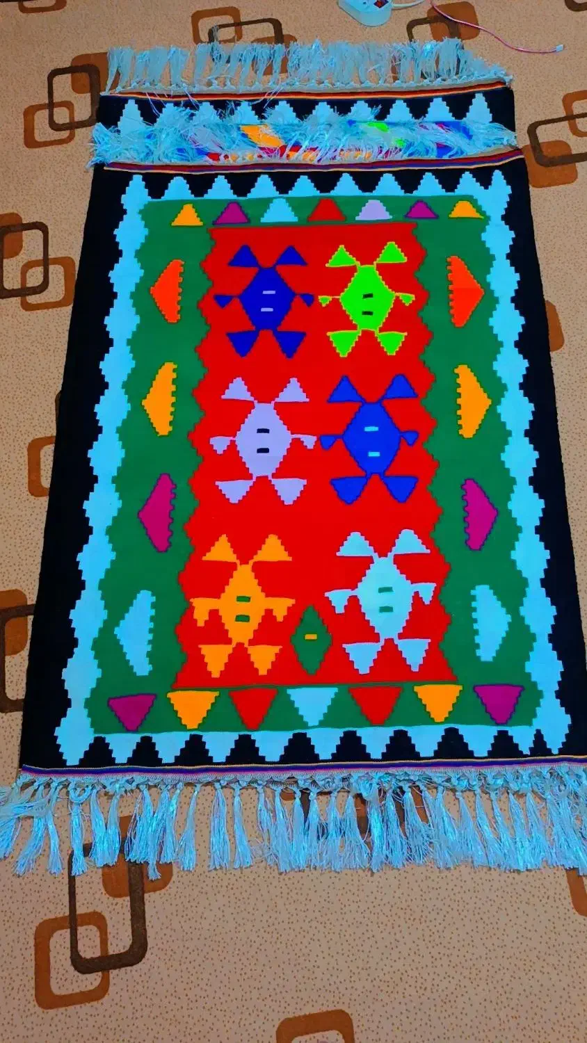 فروش گلیم ‌دست باف|گلیم، جاجیم، گبه|سمیرم, |دیوار