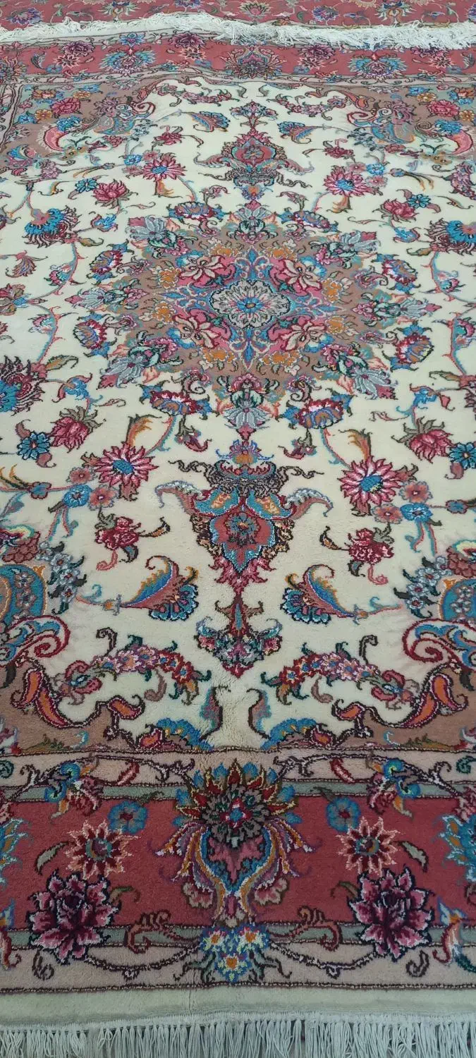 فرش دستبافت قالیچه بزرگ خطیبی ۲×۲/۵ رج ۴۰|فرش|تبریز, |دیوار