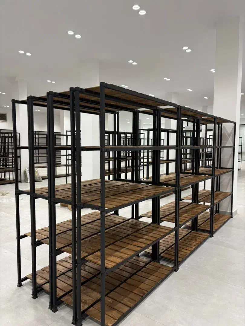 قفسه رگالی سبک آهن و چوب|فروشگاه و مغازه|تهران, قیام|دیوار