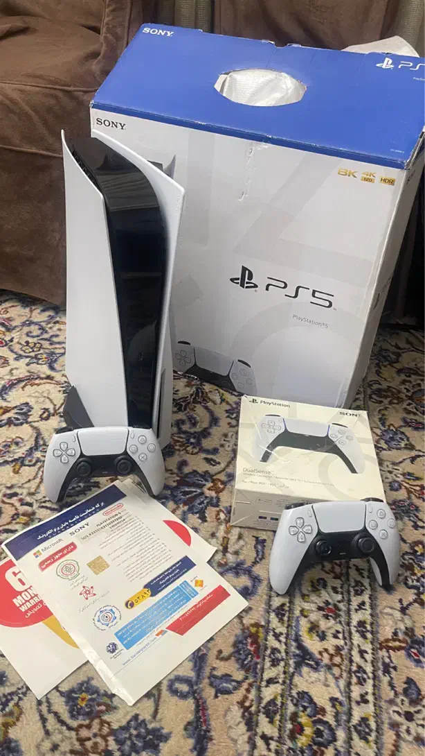 ps5 پی اس ۵پلی استیشن ۵ دو دسته فول بازی|کنسول، بازی ویدئویی و آنلاین|تهران, طیب|دیوار