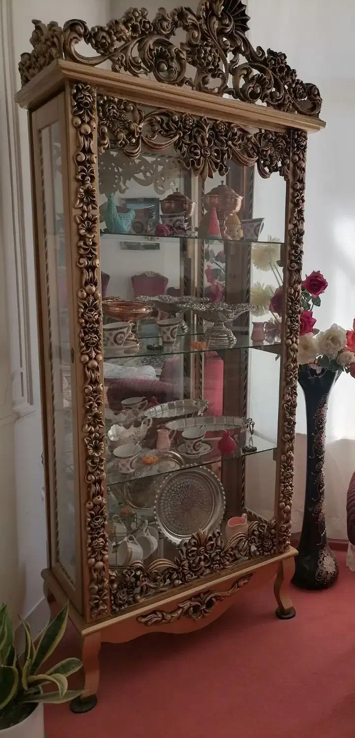 کمد شیشه ای|بوفه، ویترین، کنسول|کرج, شهرک بهداری|دیوار