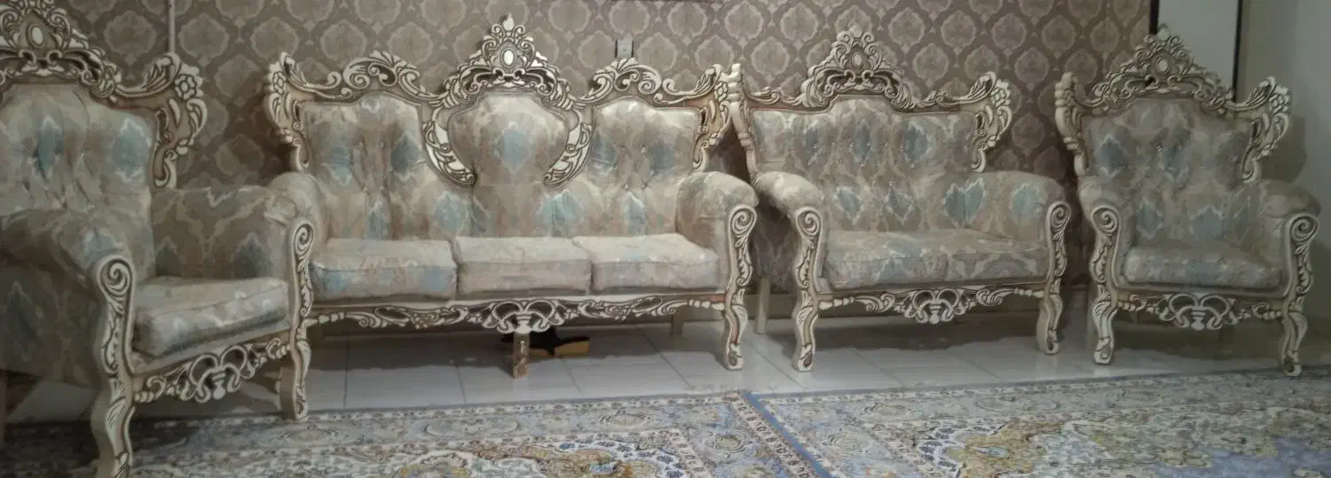 یک دست مبل ۷ نفره|مبلمان خانگی و میز عسلی|محمدشهر, سیدآباد|دیوار