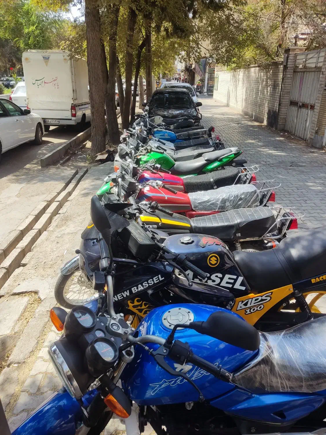 انواع موتور سیکلت|موتورسیکلت|کاشان, پشت شهربانی|دیوار