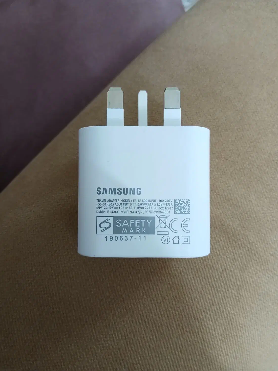 شارژر ۲۵ وات سامسونگ|لوازم جانبی موبایل و تبلت|اصفهان, کوی ولی عصر|دیوار