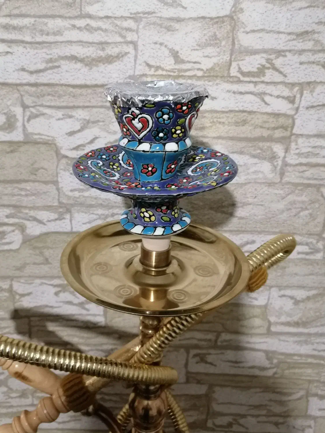 قلیان برنجی سوپاپ دار|کلکسیون و سرگرمی|تهران, مقدم|دیوار