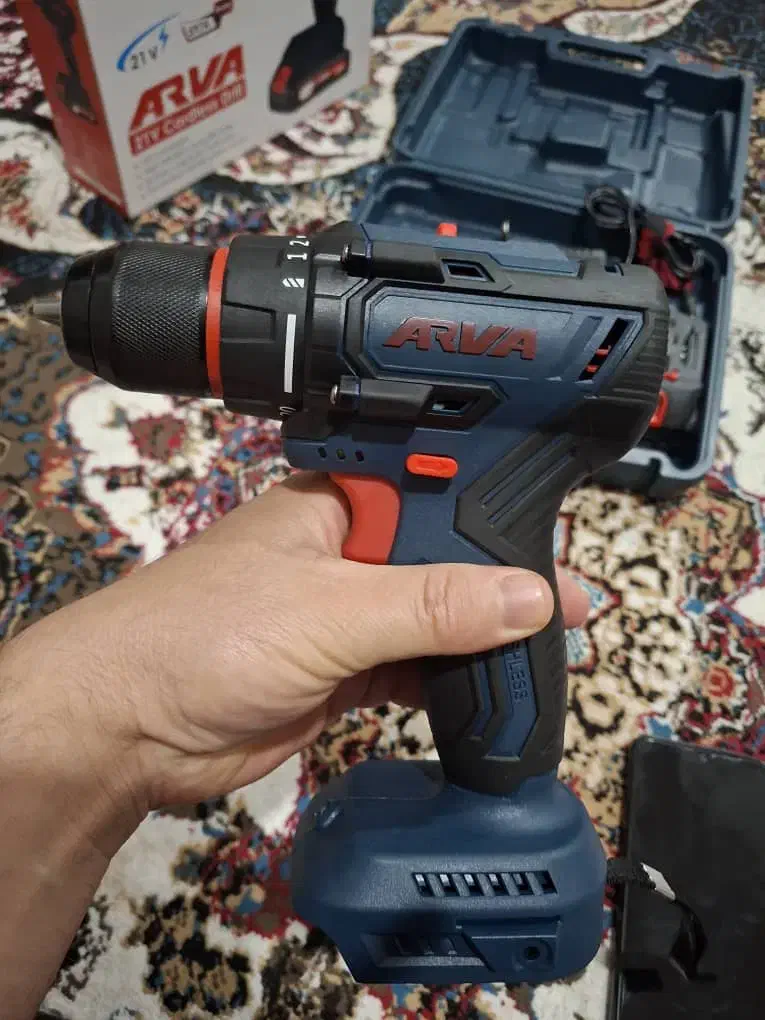 دریل شارژی مدل آروا براشلس ۲۱ ولت|ابزارآلات|اهواز, معین زاده|دیوار