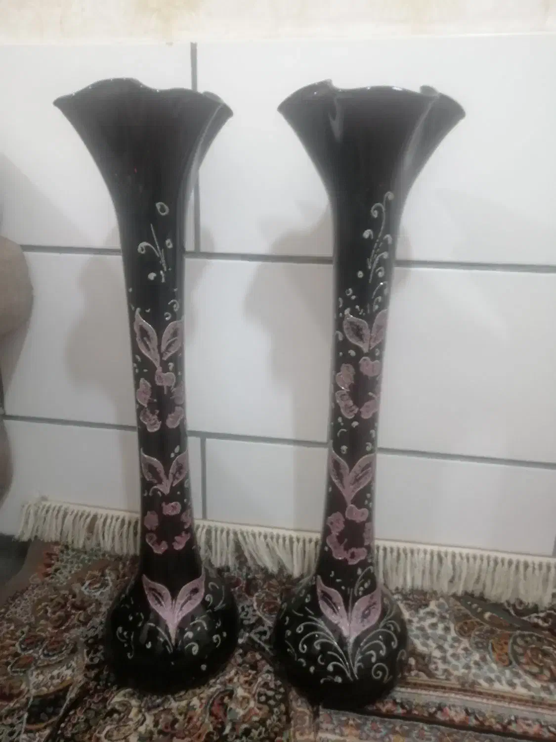 گلدان شیشه ای|صنایع دستی و سایر لوازم تزئینی|شیراز, شیخ علی چوپان|دیوار