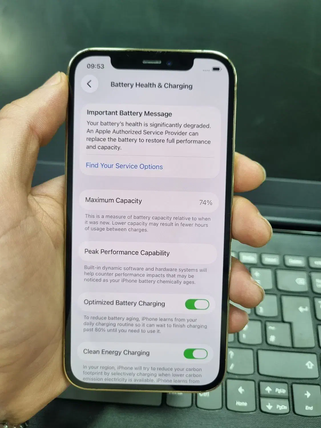 iphone 12 pro 128g gold|موبایل|تهران, سنائی|دیوار