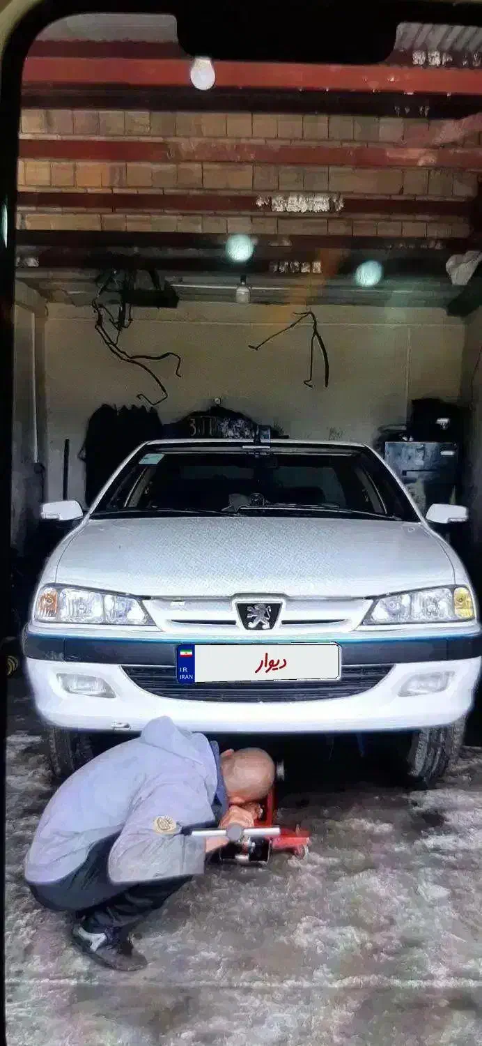 پژو پارس سال سفید مدل ۹۳|خودرو سواری و وانت|رشت, یخسازی|دیوار