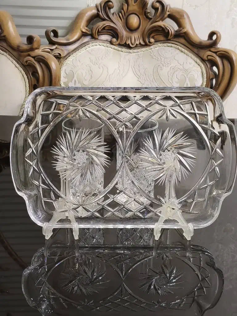 سرویس کریستال خورشیدی بوهمیا|ظروف سرو و پذیرایی|فردیس, خیام غربی|دیوار