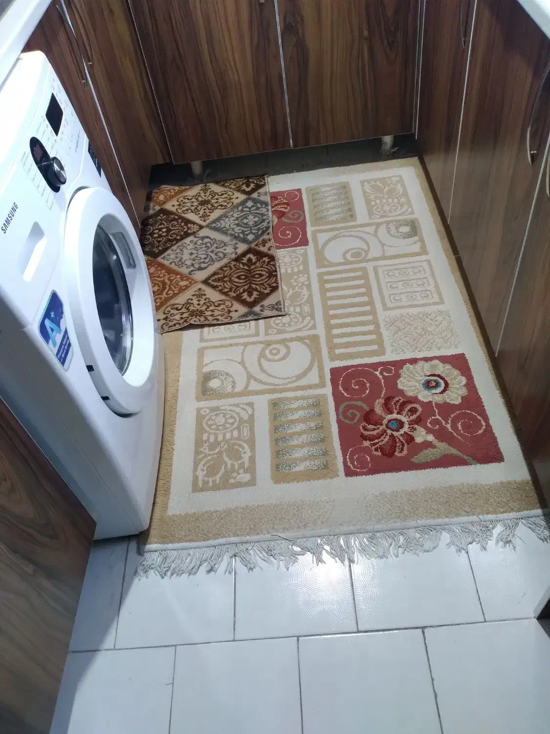 گلیم فرش یک در یک ونیم|گلیم، جاجیم، گبه|دماوند, گیلاوند|دیوار