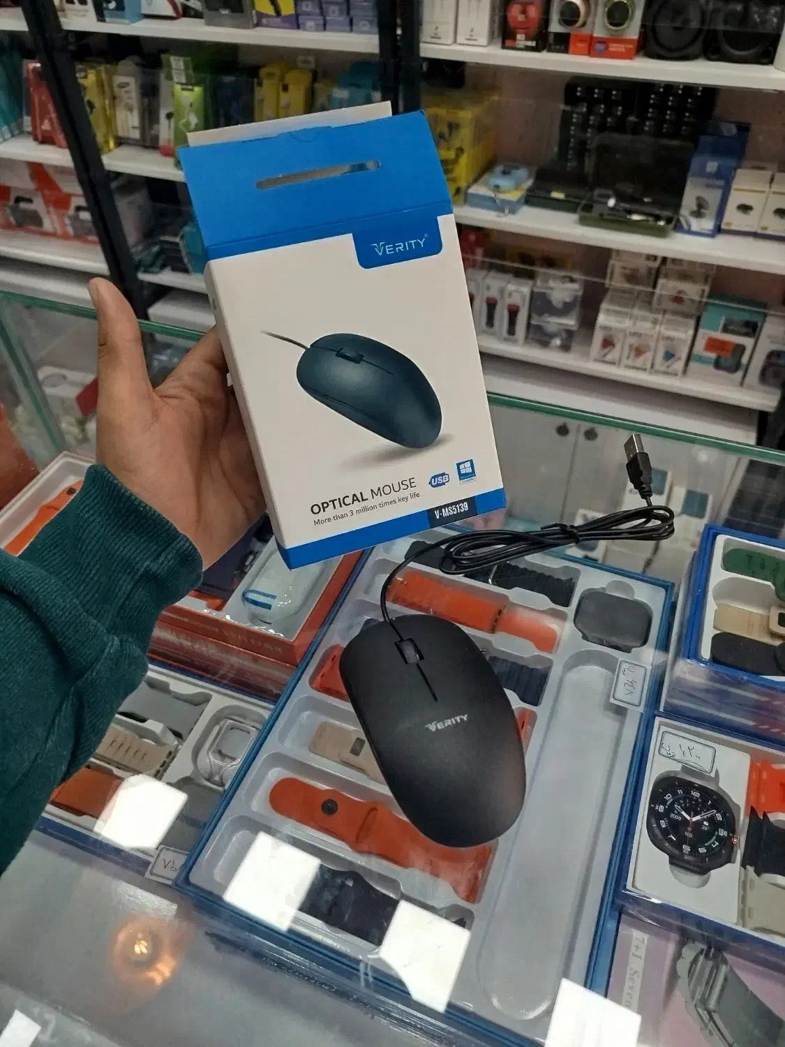 موس وریتی اورجینال1سال گارانتی آسان سرویس|قطعات و لوازم جانبی رایانه|مشهد, ایثار|دیوار