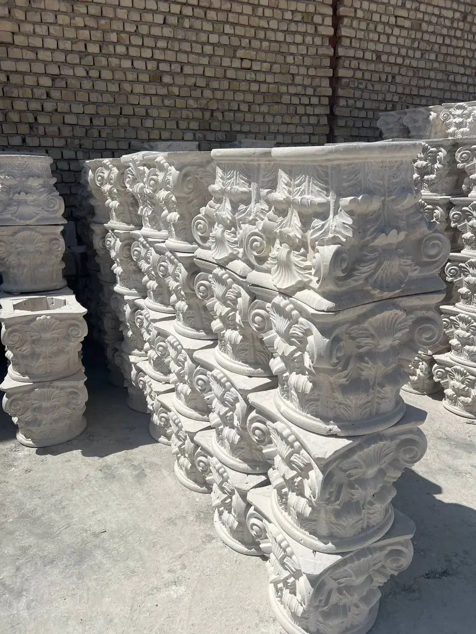 سرستون سنگی،پایه ستون سنگی،ستون سنگی|مصالح و تجهیزات ساختمان|رشت, حومه رشت|دیوار