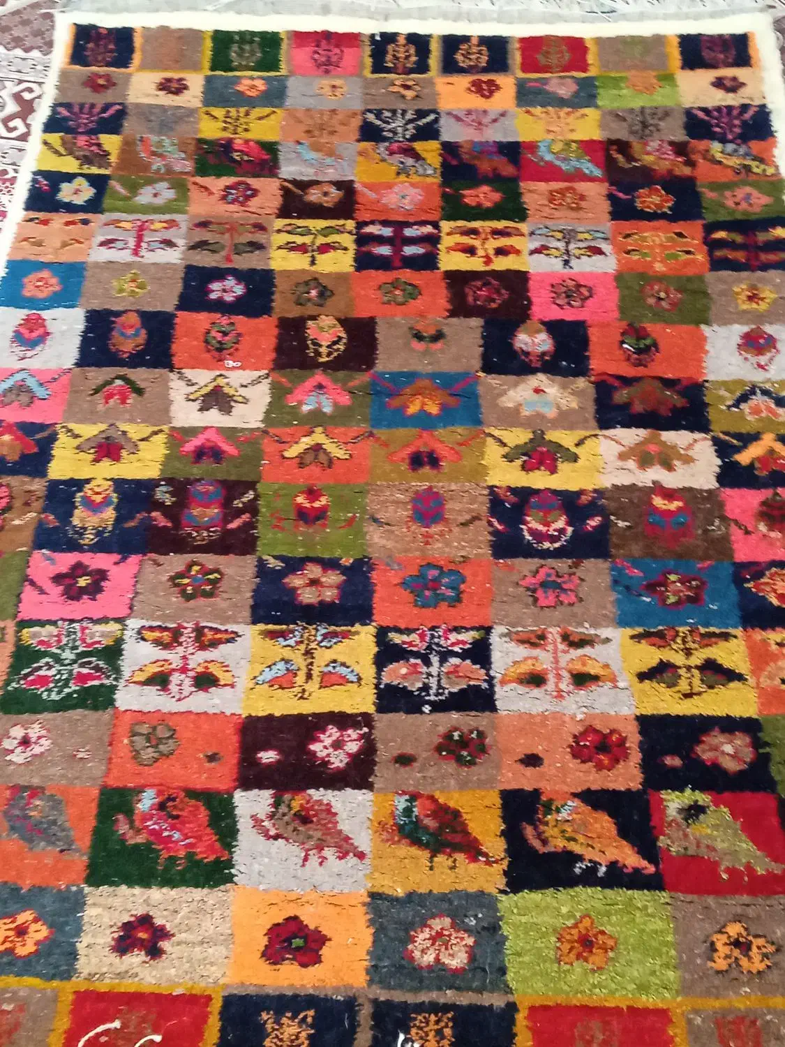 گبه|گلیم، جاجیم، گبه|اصفهان, نقش جهان|دیوار