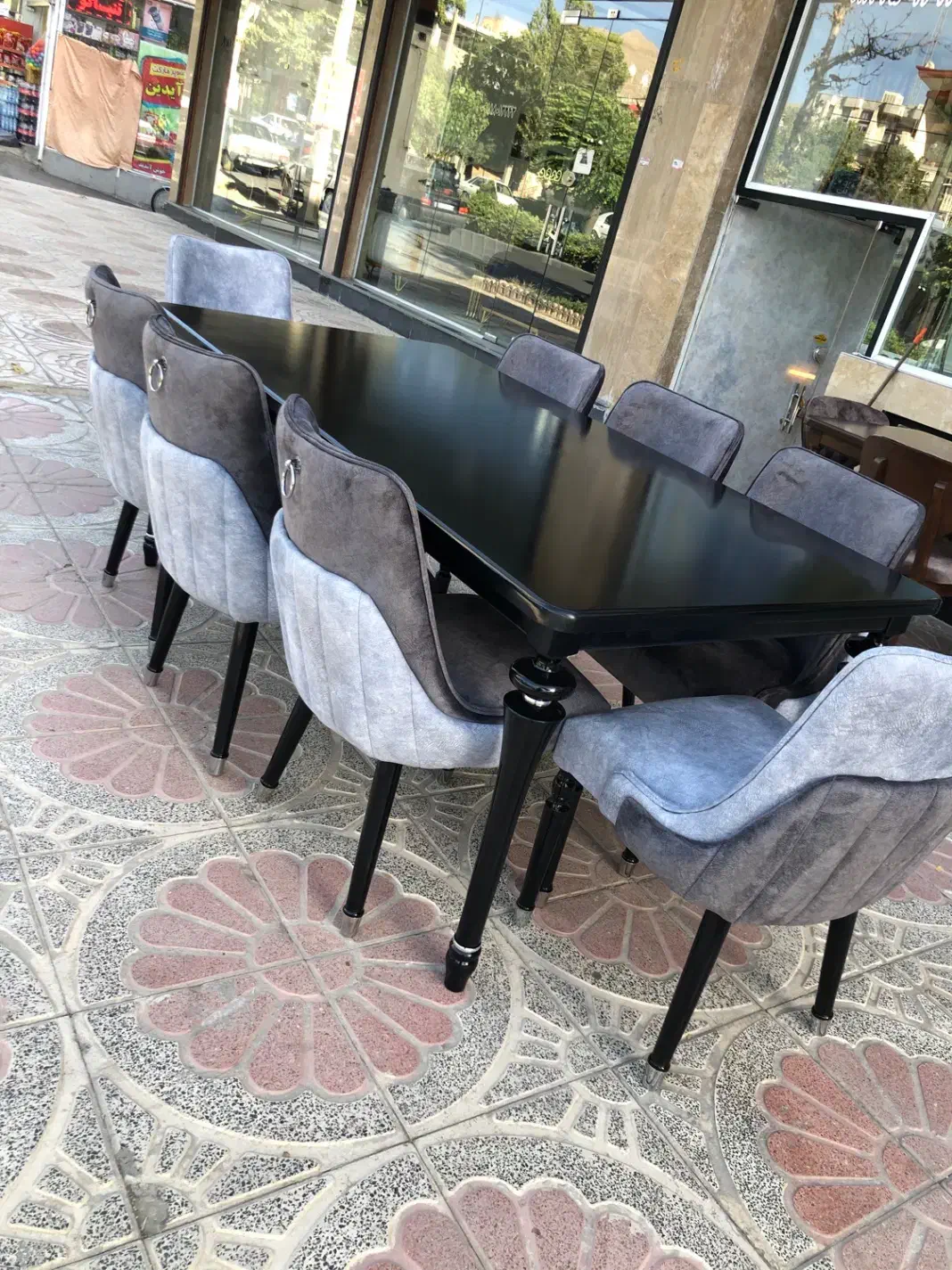 میز غذا خوری هشت نفره سفارشی|میز و صندلی غذاخوری|قم, بنیاد|دیوار