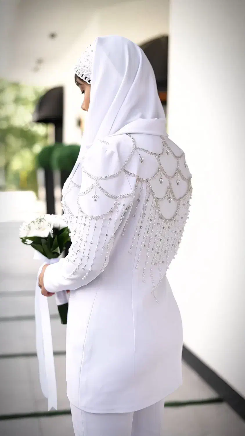 کت شلوار جواهردوزی یقه انگلیسی مناسب عقدومحضر|لباس|مشهد, عامل|دیوار