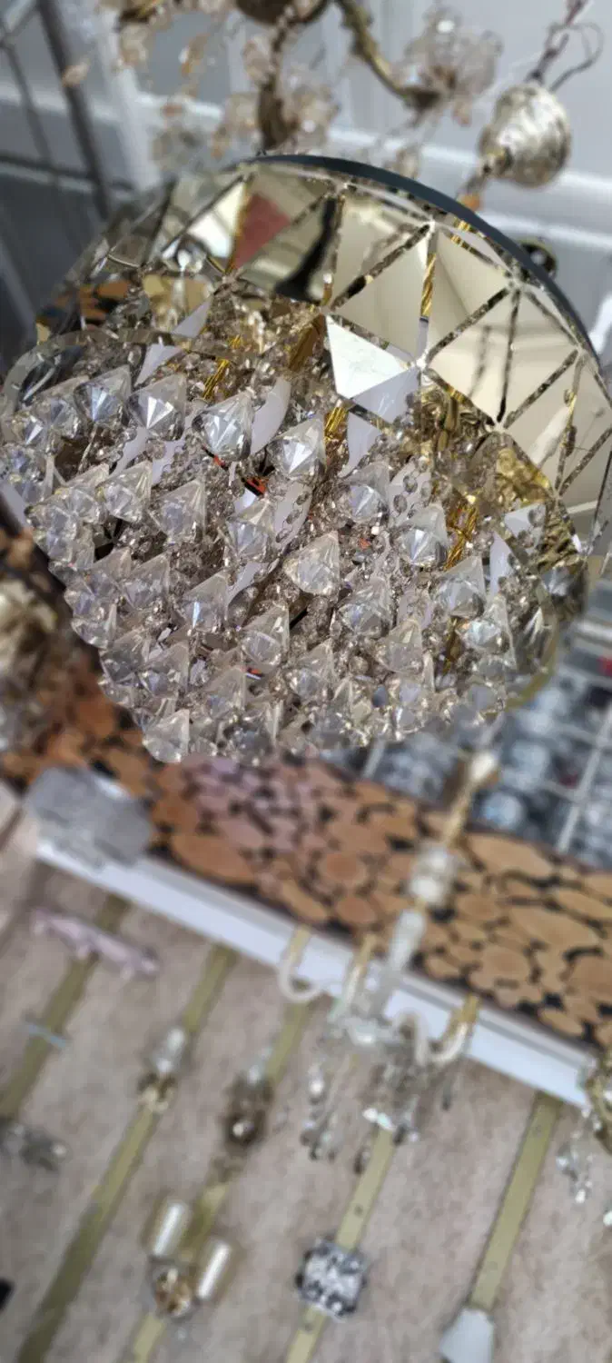 لوستر آویز تمام استیل|لوستر و چراغ آویز|اردبیل, |دیوار