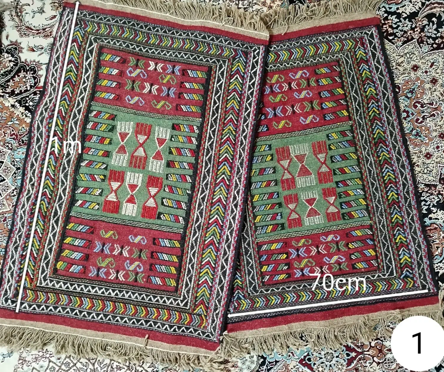 گلیم/گبه/جاجیم|گلیم، جاجیم، گبه|بجنورد, |دیوار