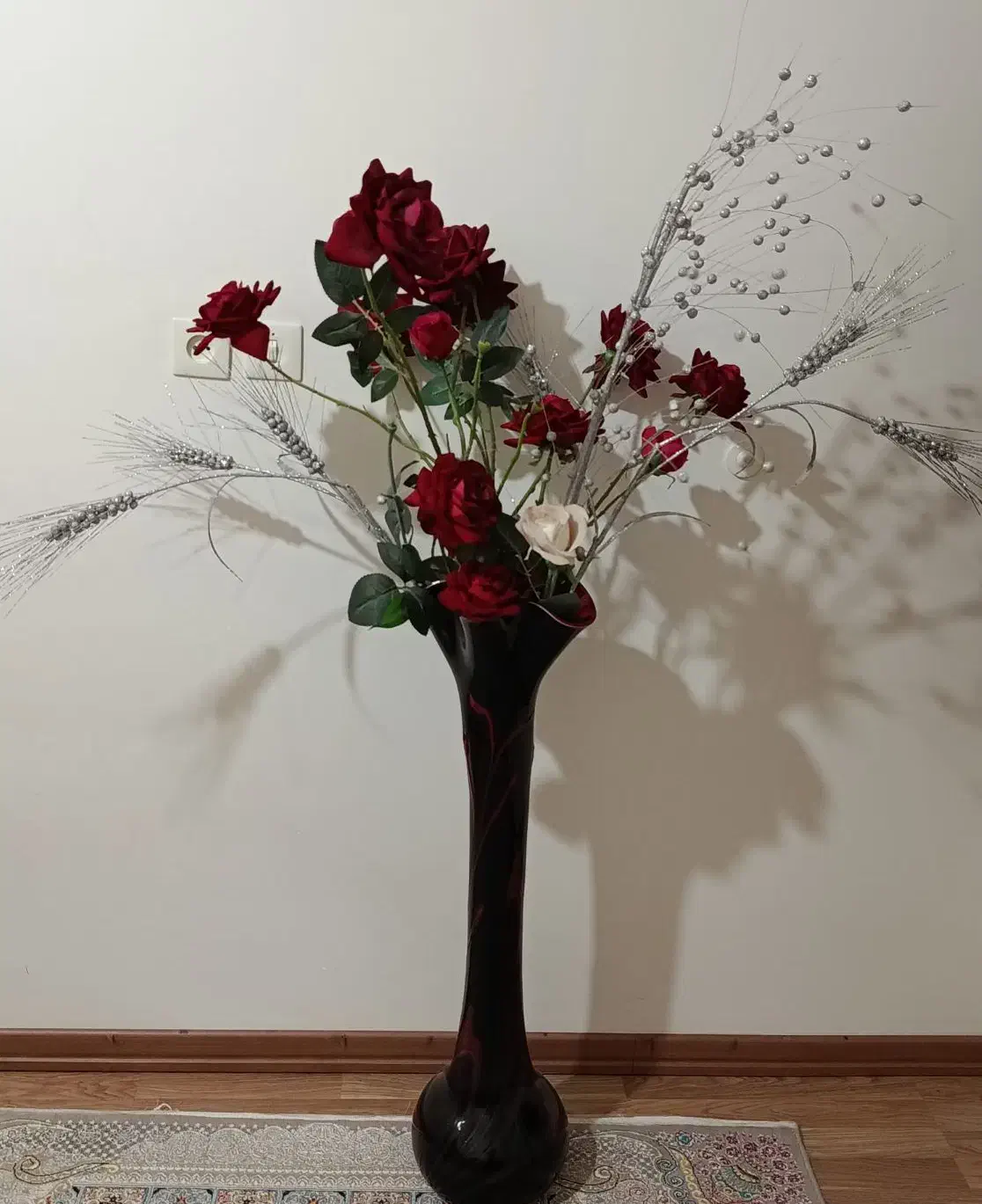 فروش گلدان با گل اشانتیون|گل مصنوعی|ارومیه, |دیوار