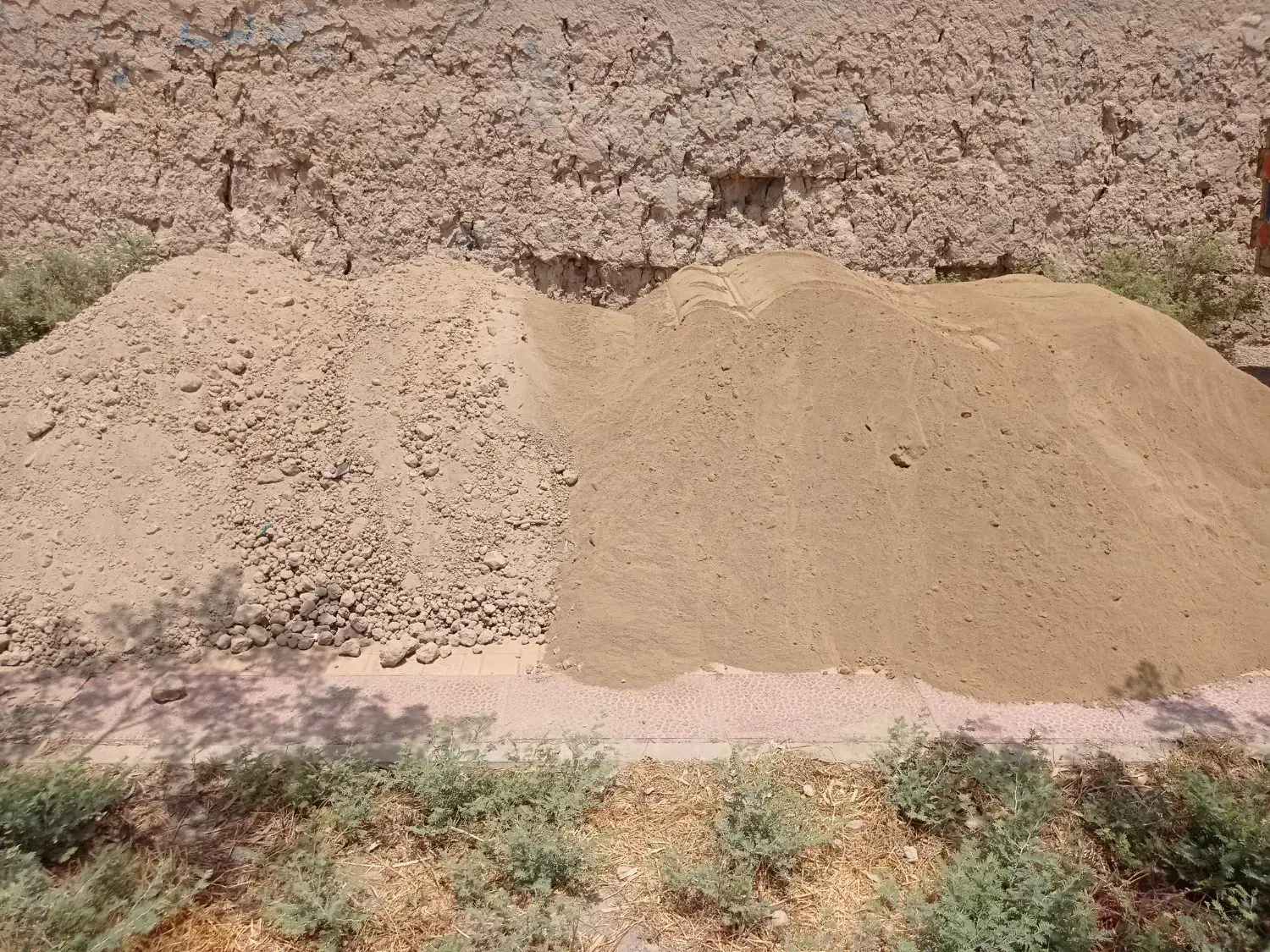 خاک باغچه  خاک رس خاک سرندی|گل و گیاه طبیعی|رباطکریم, رباطکریم|دیوار