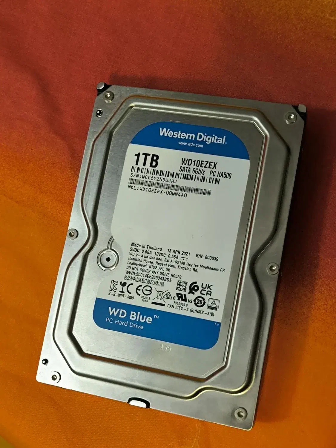 هارد Western digital بلو درحد آکبند|قطعات و لوازم جانبی رایانه|تهران, توحید|دیوار