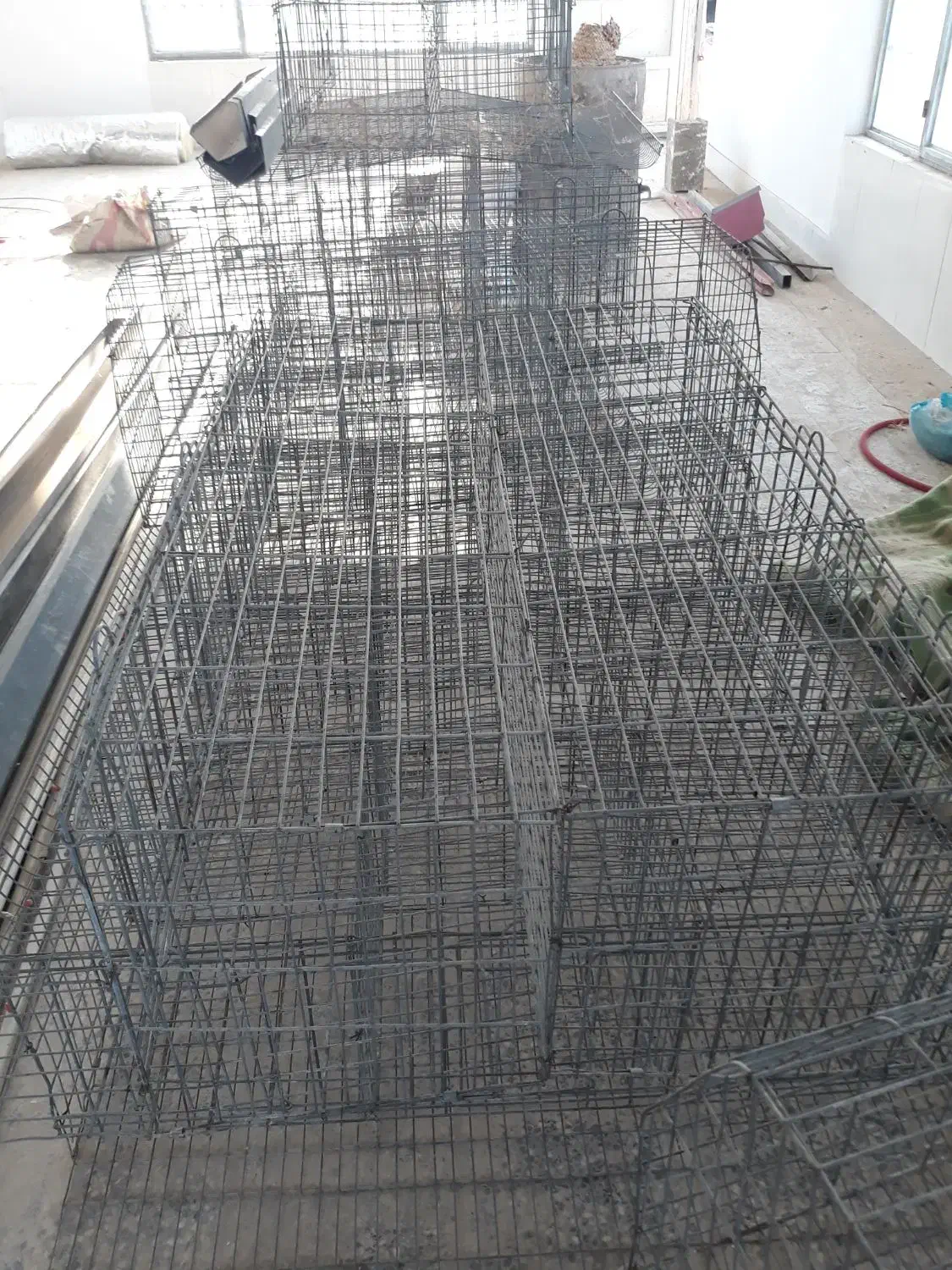 قفس مرغ تخمگذار|حیوانات مزرعه|مبارکه, |دیوار