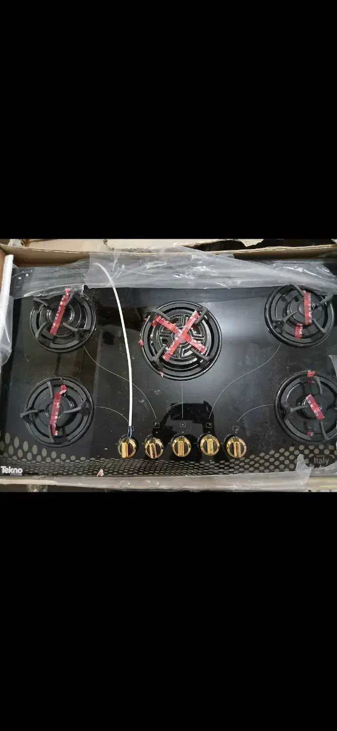 گاز پنچ شعله مارک تکنو ایتالیایی اصل|اجاق گاز و لوازم برقی پختوپز|مسجد سلیمان, |دیوار