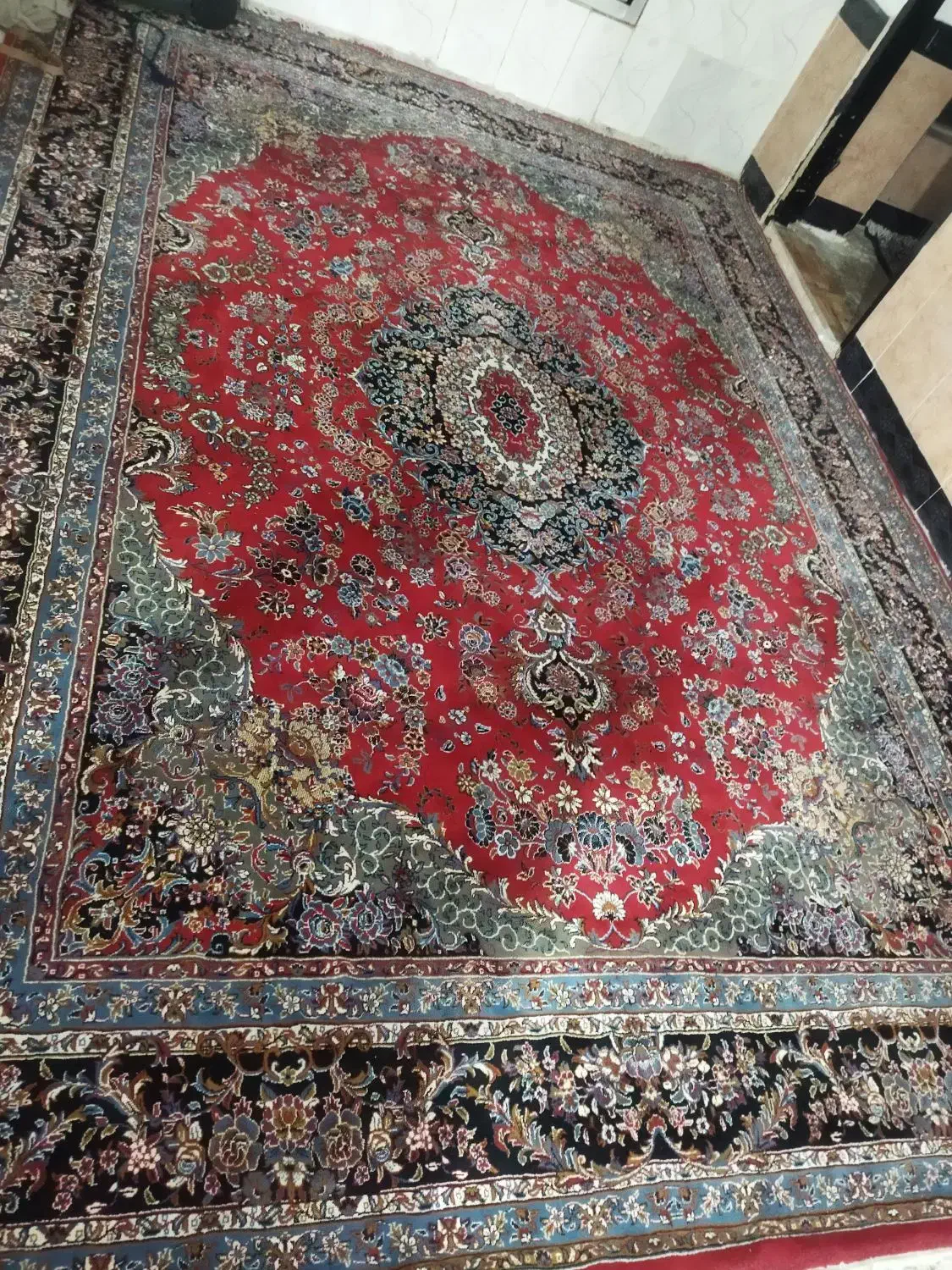 دو عدد فرش 12|فرش|یاسوج, |دیوار