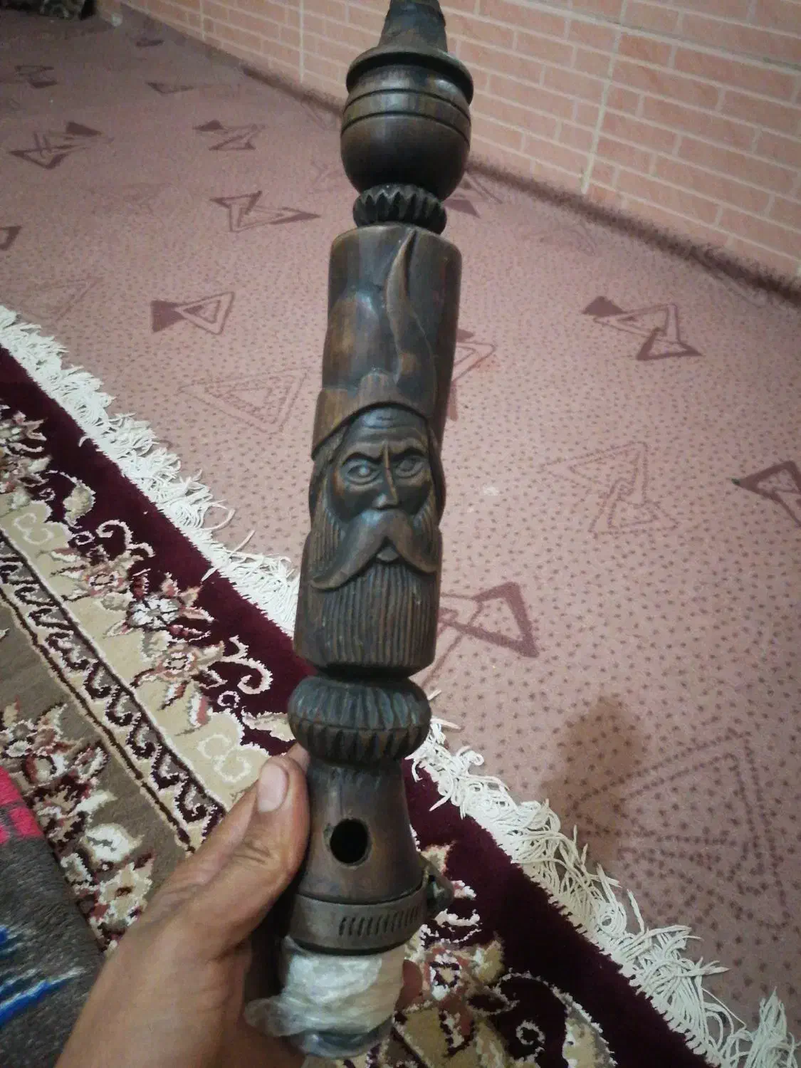 بدنه قلیون چوب سرخ|صنایع دستی و سایر لوازم تزئینی|بجنورد, |دیوار