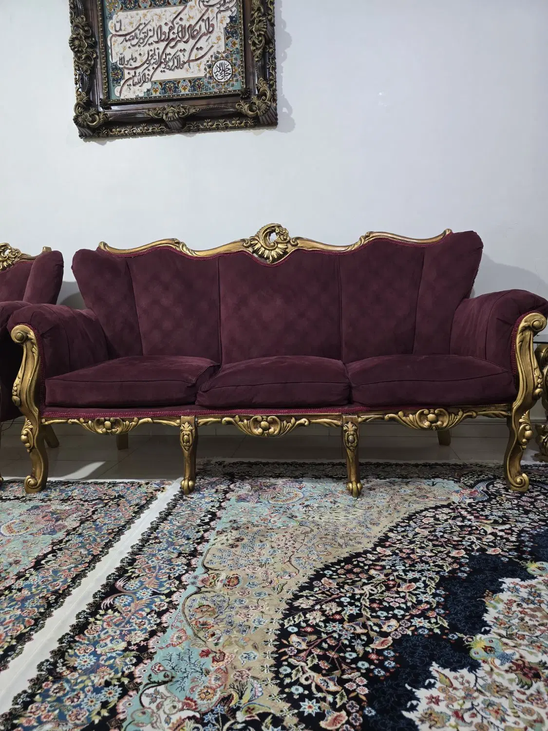 مبل کلاسیک ۷ نفره|مبلمان خانگی و میز عسلی|تهران, خانی آباد نو شمالی|دیوار
