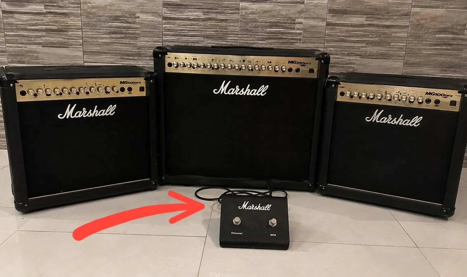 فوت سوئیچ فابریک واصلی آمپ مارشال Marshall|گیتار، بیس، امپلیفایر|تهران, هفت حوض|دیوار
