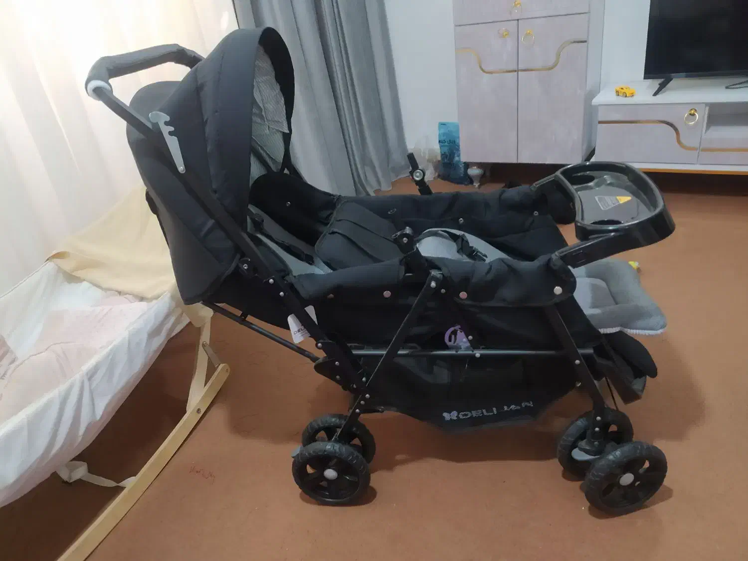 کالسکه دوقلو|کالسکه و لوازم جانبی|مشهد, شهید شهریاری|دیوار