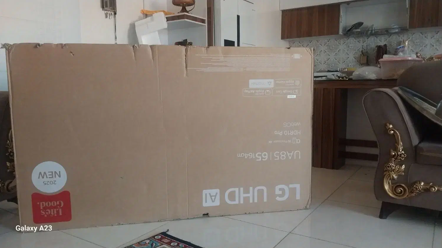 کارتن تلوزیون LG ۶۵ وسایل خانه|تلویزیون و پروژکتور|سنندج, |دیوار