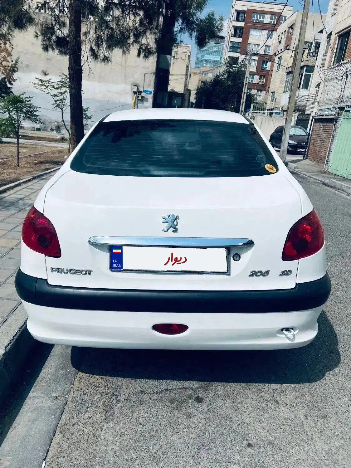 206 sd مدل ۸۷ وی ۸|خودرو سواری و وانت|تهران, حشمتیه|دیوار