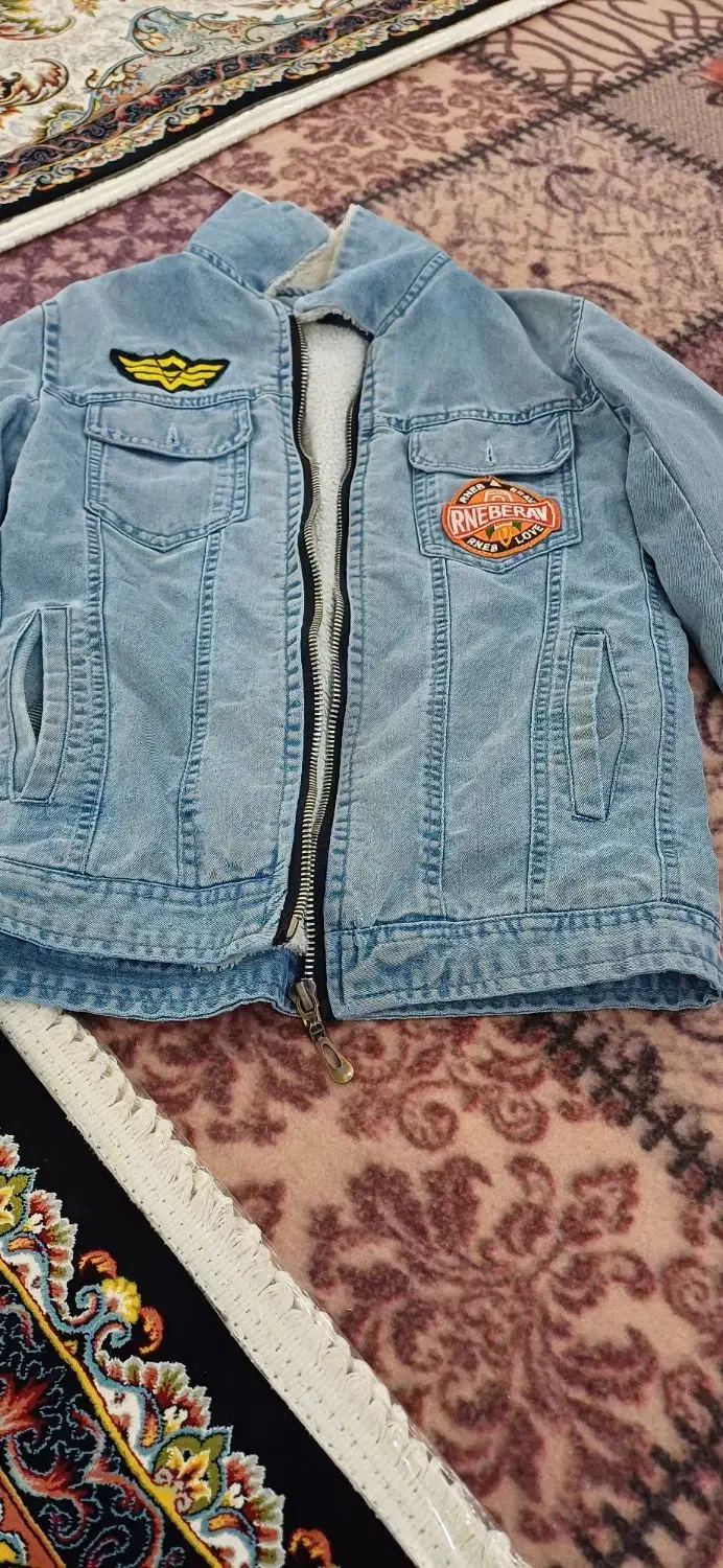 کت لی آبی روشن تمیز وسالم|لباس|همدان, |دیوار