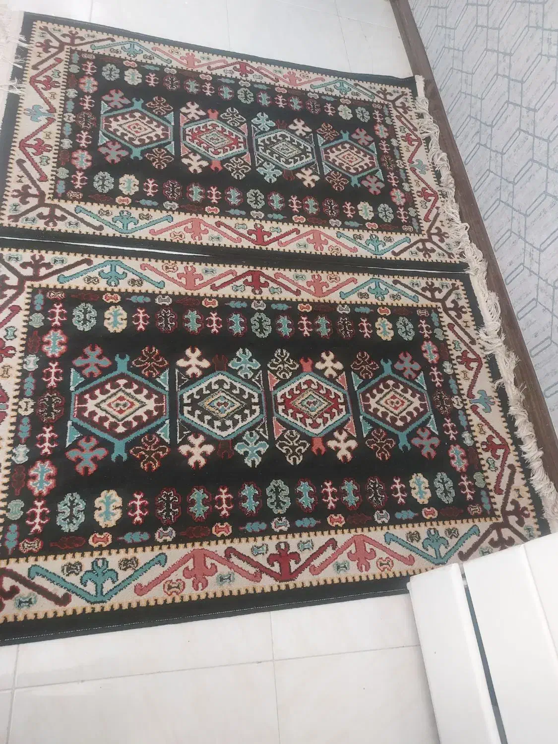 قالیچه ۱ متر در یکمترو نیم ۲ عددفرش ۱/۵ در۲|فرش|شیراز, شهرک فرزانگان|دیوار