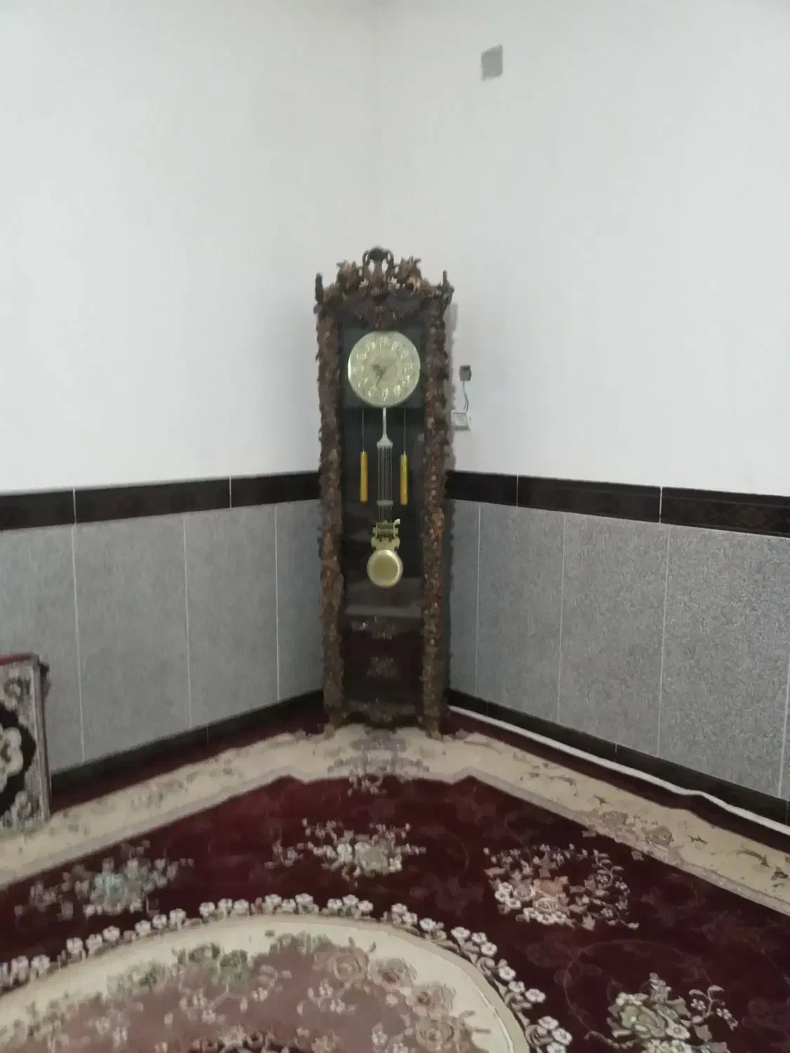 فروش دو وسیله ساعت ایستاده وجا کفشی در حد نو|جاکفشی، کمد، دراور|بیستون, |دیوار