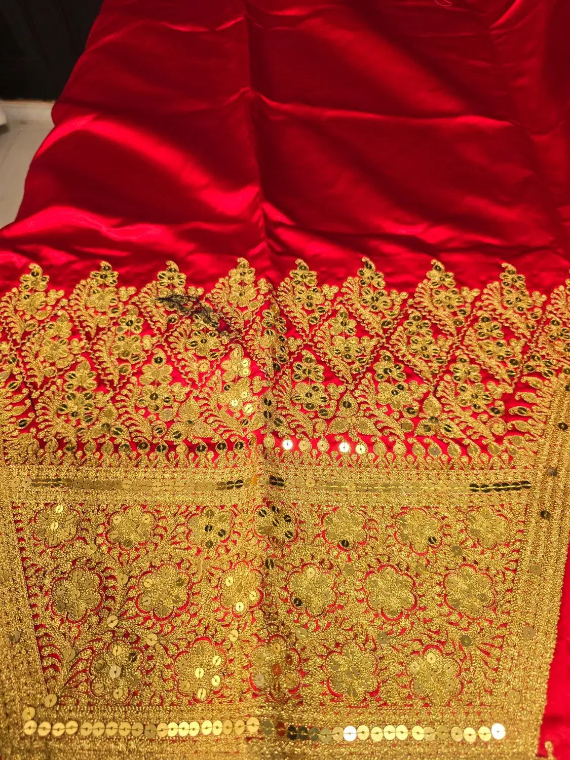 شلوار جنگلی یا شلوار بندری با پارچه ساتن عروس|لباس|بندرعباس, |دیوار