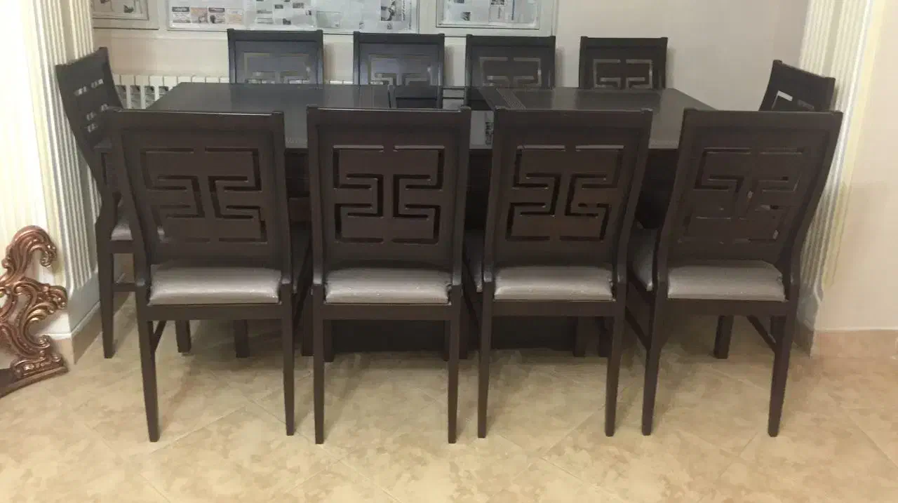 میز نهارخوری ۱۰ نفره|میز و صندلی غذاخوری|رشت, منظریه|دیوار