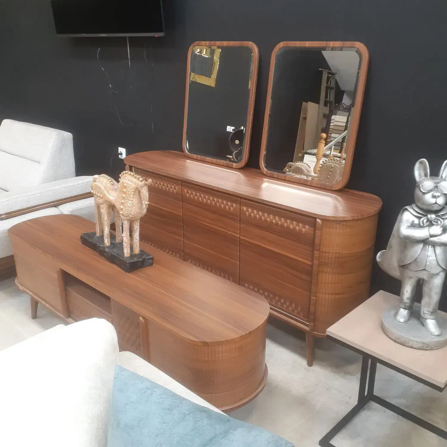 فروش کنسول و میز تی وی با کیفیت|بوفه، ویترین، کنسول|رشت, چله خانه|دیوار