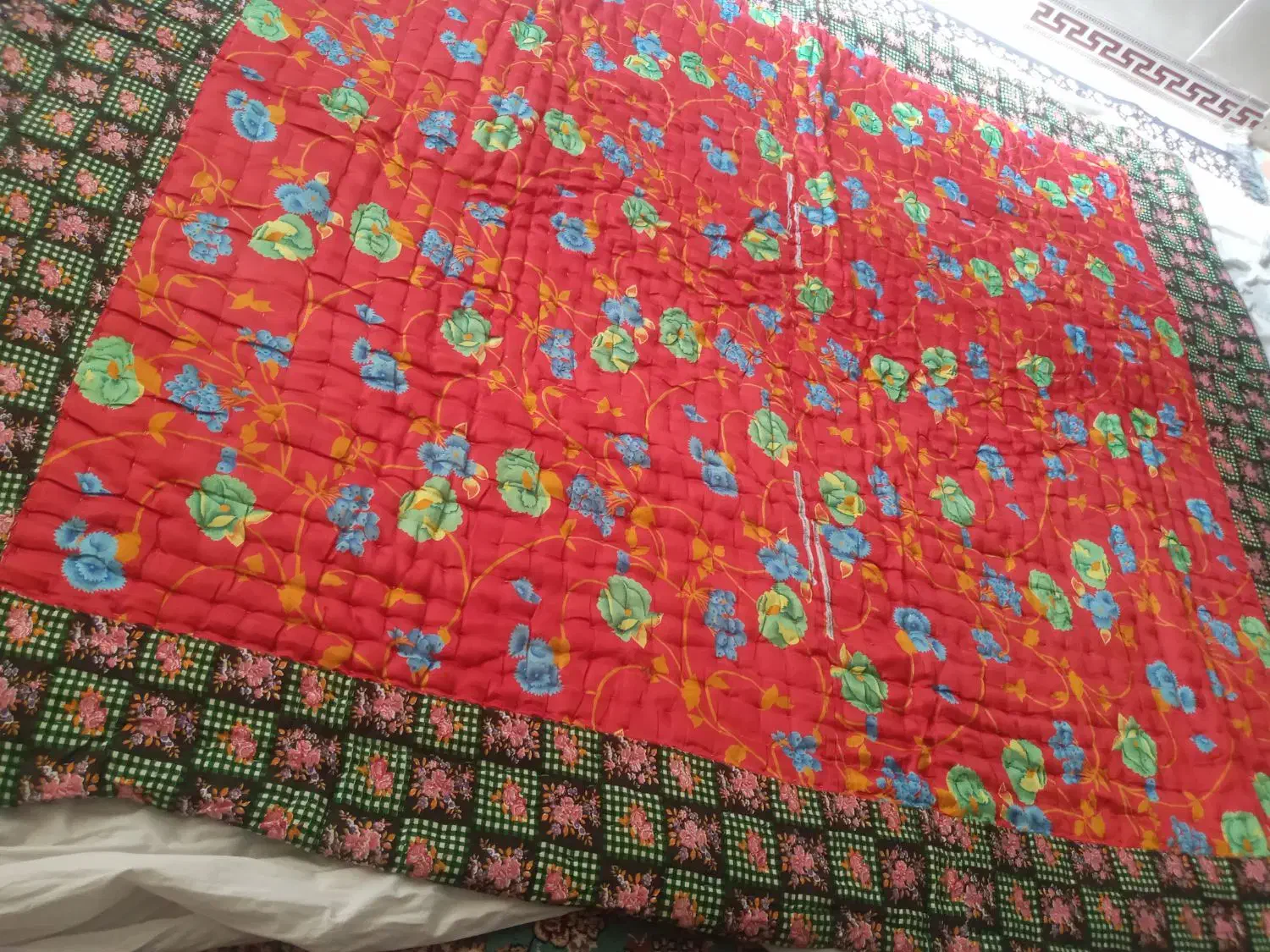 لحاف نو عروس دامادی|رختخواب، بالش، پتو|شاهدشهر, |دیوار