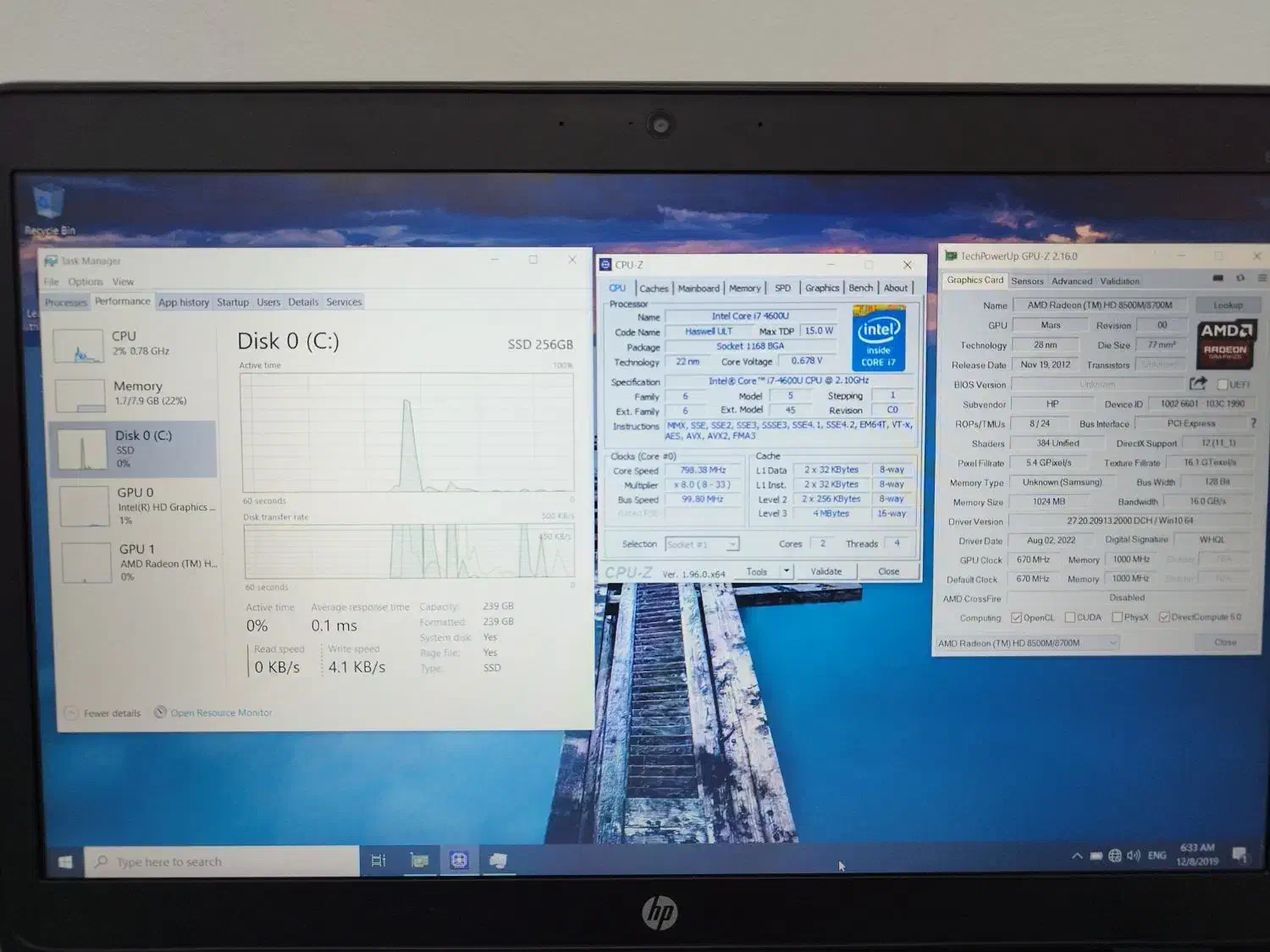 لپتاپ HP 850 G1 Elitebook نقد و اقساط|رایانه همراه|اسلام‌شهر, شهرک مفیدی|دیوار