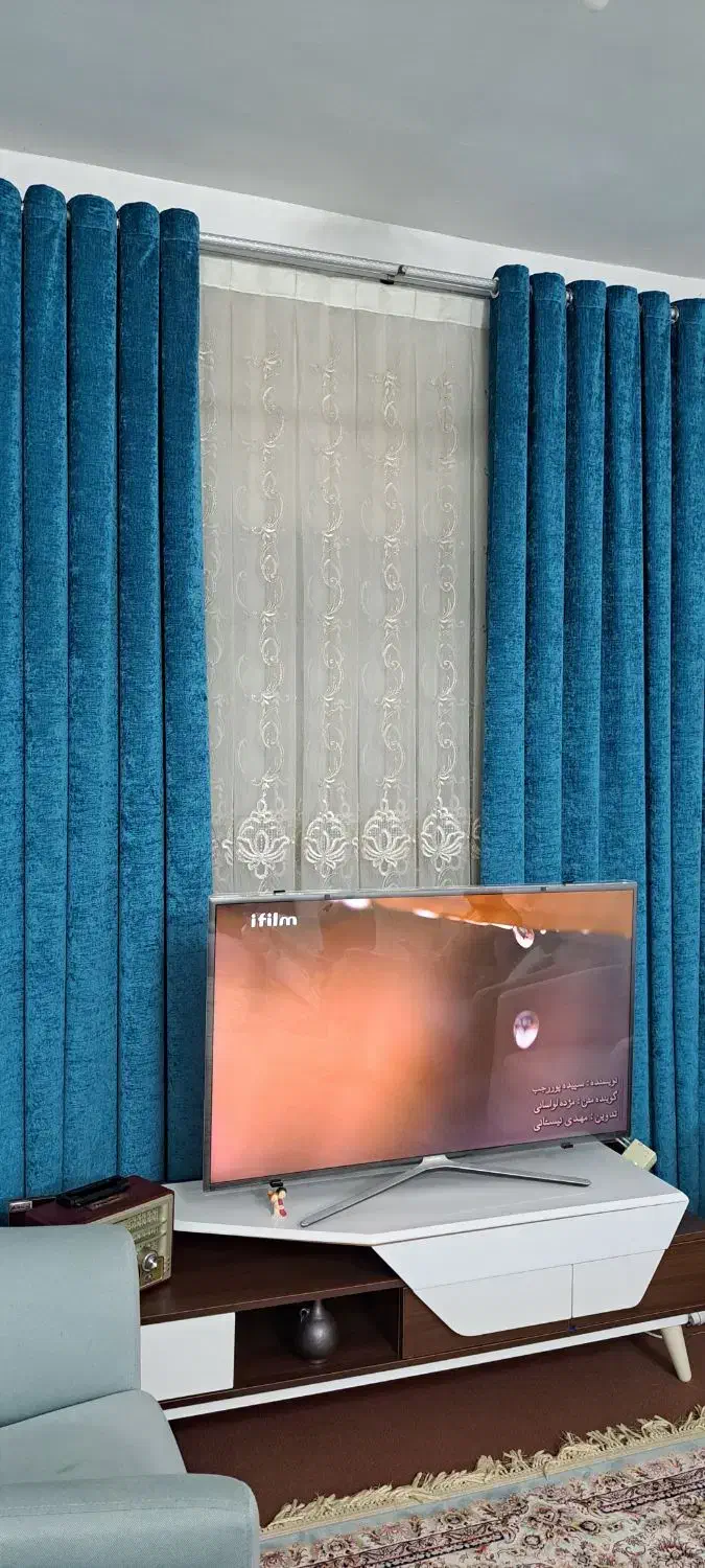 پرده کاملا سالم و نو|پرده، رانر، رومیزی|بندر ترکمن, |دیوار