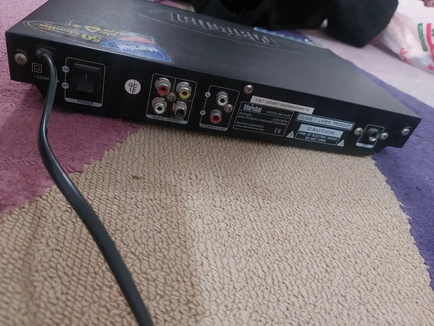 دی وی دی مارشال|پخشکننده DVD و ویدیو|شوش, |دیوار