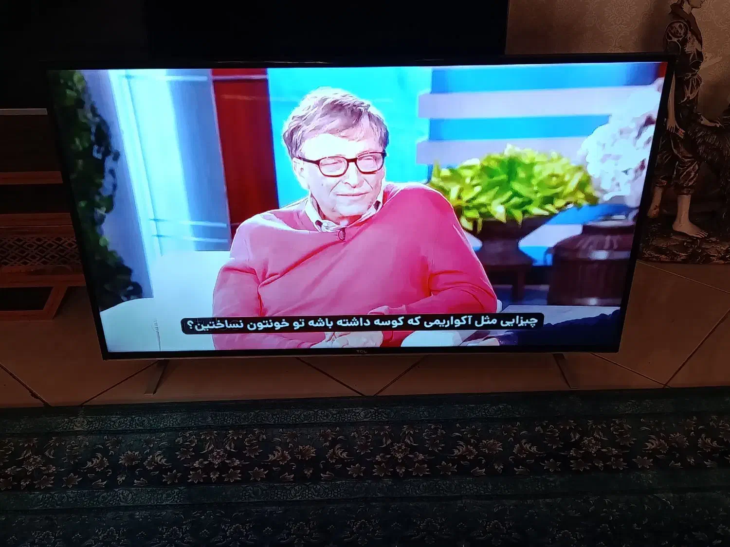تلویزیون 55اینچTCLاندروید 4Kخیلی تمیز|تلویزیون و پروژکتور|مشکیندشت, |دیوار