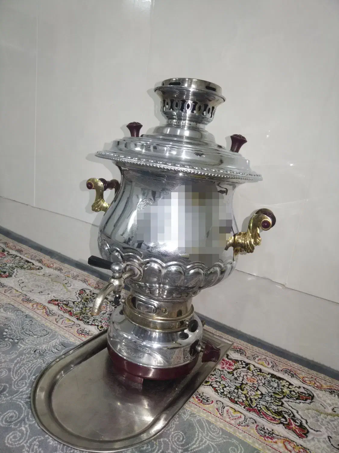 سماور گازی|سماور، چای‌ساز، قهوه‌ساز|قم, نخودی|دیوار