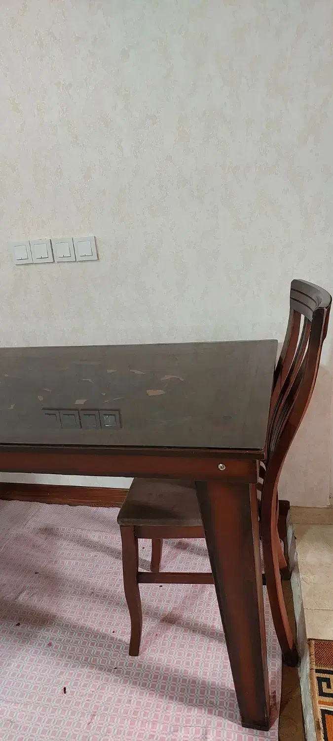 میز غذا خوری|میز و صندلی غذاخوری|الوند, |دیوار